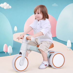 Vélo d'équilibre pour enfants de 1 <span class=keywords><strong>à</strong></span> 3 ans, tricycle en métal, poussette jouet certifiée - Product Image 4