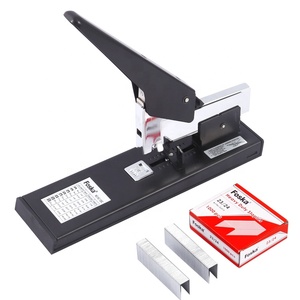 Engrapadora Foska de Media Tira, Estructura Metálica Negra, Sin Atascos, Gran Capacidad, Resistente, para Escritorio, con Capacidad para 100 a 240 Hojas - Product Image 3