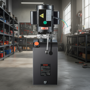 Unidad de potencia hidráulica de acción simple Vevor de 15 cuartos, 1.7 GPM, 3200 PSI, bomba de CA 220V para volteo - Product Image 2