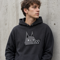 Patch brodé personnalisé tête de loup furieux, motif animal, à thermocoller, pour veste, sac à dos, sac, artisanat DIY