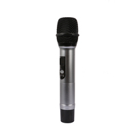 UHF-K1000 Professionnel Microphone Double UHF Micro Sans Fil Microphone Microphone Karaoké Portable Avec Carte Son Interface