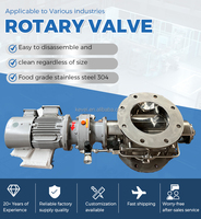 Válvula Rotatoria de Alta Calidad para Alimentación de Pellets, Válvula de Aire Rotatoria VL para Polvo o Pellets, Válvula de Aire Rotatoria OEM para Polvo, 10-60r/min