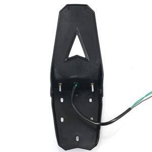 Support de feu arrière pour moto tout-terrain ZUQING HL152, plaque de montage à trou central avec câblage pour protection du garde-boue - Product Image 1