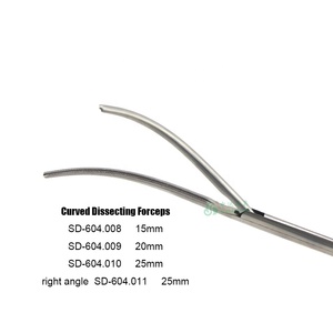 Gebogen <span class=keywords><strong>Dissector</strong></span> Tang Herbruikbare Thoracoscopy Instrumenten Gebogen Ontleden Tang - Product Image 2
