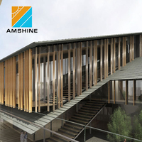 Prix des lames de pare-soleil réglables en aluminium préfabriquées pour l'extérieur et l'intérieur