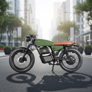 <b>72V</b> 2000W <b>Battery</b> Vintage Adult Smart Dirt Bike Long Range Streetbikes - Product Image 2