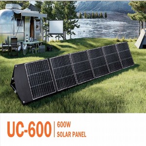 600W High Efficiency Foldable Monocrystalline Solar <b>Portable</b> for Outdoor Camping Power Station - Product Image 4