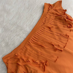 Monos y Rompers de Mujer con Hombros Descubiertos y <span class=keywords><strong>Flecos</strong></span>, Pantalones Largos de Moda con Borlas - Product Image 6