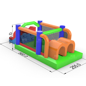NB-SL108 Casa Inflable Personalizada de Tamaño Pequeño, Tobogán Acuático, Pista de Obstáculos Inflable SL-108, Inflable Económico para Exteriores - Product Image 6