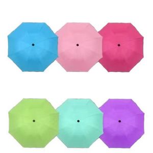 Promotion OEM Custom Parasol Sombrillas <strong>Change</strong> <strong>Color</strong> 3 <strong>Fold</strong> <strong>Umbrella</strong> in Wet - Product Image 2