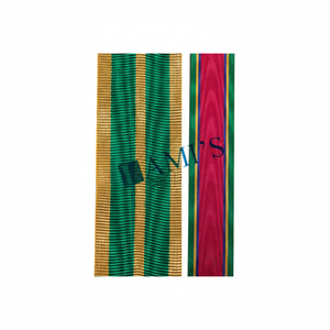 ริบบิ้นผ้าทอลายเหรียญริบบิ้นผ้าไหมสีทึบผ้าวิค - Product Image 1