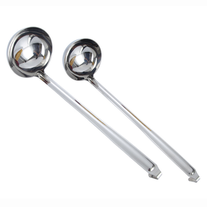 DFU195 Cucharón de Acero Inoxidable de Alta Calidad, Nueva Versión Mejorada, Diferentes Capacidades, para Sopa y Salsas - Product Image 1