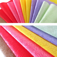 Verpackungsmaterial Maßgeschneidertes Stoff mit Geprägtem Blumenmuster aus Vliesstoff PP Spunbond