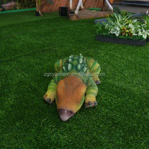 Marionnette de dinosaure bébé Ankylosaurus animatronique réaliste, faite à la main, avec contrôle manuel - Couleur personnalisable, résistante à la corrosion, pour centres commerciaux et aéroports - Product Image 4