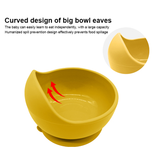 Plato de Silicona de Grado Alimenticio Libre de BPA para Bebés, Antideslizante e Impermeable, Vajilla Infantil para la Hora de Comer - Product Image 3