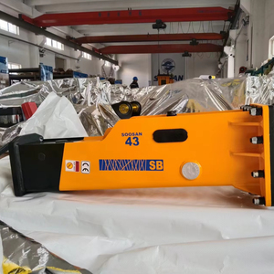 คุณภาพสูงสำหรับหัวเจาะไฮดรอลิก SB43 สำหรับรถขุดขนาด 6-9 ตัน น้ำหนัก 375 กก. รับประกัน 1 ปี สีเหลือง - Product Image 1