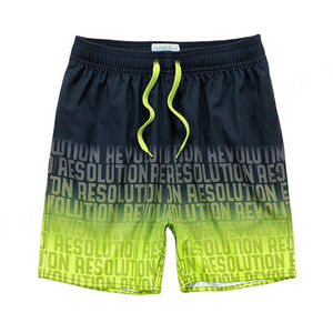 Logo100 % personalizado poliéster ropa de playa pantalones cortos de Hombre Bañadores playa pantalones cortos de malla pantalones cortos de baño para hombre - Product Image 1