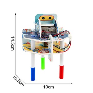 Kit Robot per Disegno EPT DIY, Robot Motorizzato per Schizzi con Pennarelli Colorati, <span class=keywords><strong>Giocattolo</strong></span> Educativo STEAM per Arte e Scienza, Età 6+ - Product Image 4