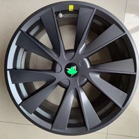 Enjoliveurs de moyeu de roue de qualité supérieure de 18 pouces édition suprême pour mise à niveau de modification de voiture Tesla Model 3