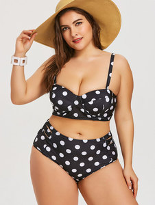 Personnalisé Femmes Vintage Polka Filles Dot Taille Haute <span class=keywords><strong>Maillot</strong></span> <span class=keywords><strong>De</strong></span> <span class=keywords><strong>Bain</strong></span> Grande Taille Maillots <span class=keywords><strong>De</strong></span> <span class=keywords><strong>Bain</strong></span> Maillots <span class=keywords><strong>De</strong></span> <span class=keywords><strong>Bain</strong></span> Push Up Bikini 2 Pièces Ensemble - Product Image 5