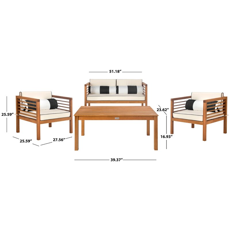 teak patio american style garden furniture set leisure wood outdoor