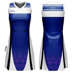 도매 슬림 맞춤 맞춤 디자인 승화 Netball 드레스 Netball 유니폼