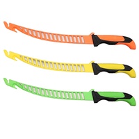 Couteau de filetage écologique pour la chasse, le camping et la pêche, couteau de cuisine pour sashimi, acier inoxydable, 9 pouces, manche en cuir PP+TPR