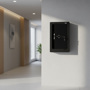 Caja fuerte oculta para pared Vevor de 25.59 pulgadas, acero Q235, cerradura con teclado, 3 estantes ajustables, almacenamiento seguro para el hogar y la oficina - Product Image 2