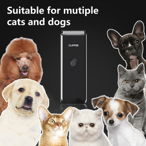 Cortadora de Pelo para Mascotas Sin Dolor, Recortadora de Pelo Inalámbrica Impermeable IPX7 para Perros y Gatos, Juego de Aseo para Mascotas con Tijeras - Product Image 4