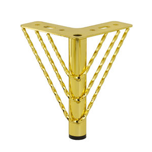 Custom oro colore metallo ferro mobili piedi divano dorato gamba per mobili - Product Image 3