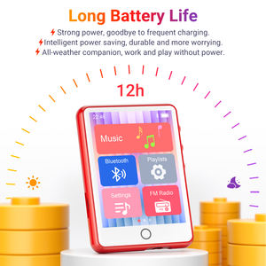 Lecteur MP3 portable 32 Go pour le sport avec écran de 2,4 pouces, coque en alliage de zinc, lecteur de <span class=keywords><strong>musique</strong></span>/vidéo, radio FM, e-book intégré - Product Image 4