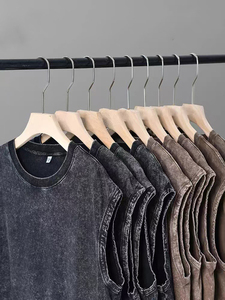 <span class=keywords><strong>Gilet</strong></span> Sportivo da <span class=keywords><strong>Uomo</strong></span> in Stile Vintage, 100% Cotone Lavorato a Maglia, Traspirante, Ecologico, ad Asciugatura Rapida, Anti-UV, con Motivo Floreale Stampato a Rilievo - Product Image 3