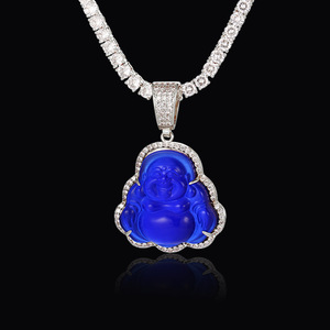 Wholesale blue buddha necklace-Buy Best 