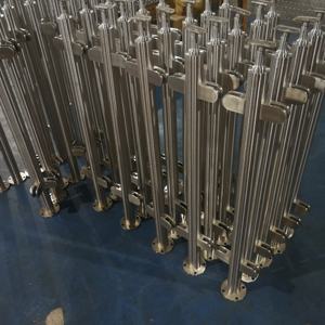 Balustrade en verre balustrade poteau miroir poteau en acier inoxydable main courante clôture de jardin avec siège supérieur - Product Image 3