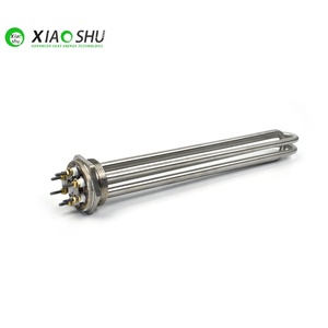 XIAOSHU pemanas elektrik industri elemen pemanas 3U 220v 5kw pemanas celup dengan flensa - Product Image 1