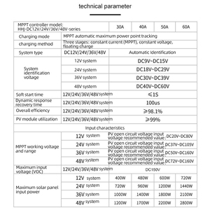 Controlador de Pantalla Externa MPPT de 48 V, 96 V, 192 V, 40 A, 60 A, 100 A, Controlador Solar LCS-SMC02 de 100 A, LCS-SMC02 - Product Image 5
