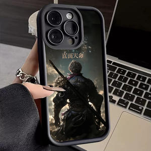 Coque de Téléphone en Silicone Personnalisée Black Myth Wukong avec <span class=keywords><strong>Photo</strong></span> et Logo pour iPhone 17 16 15 14 13 12 11 Pro Max - Product Image 3