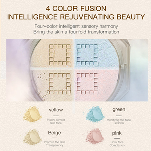 Nhãn Hiệu Riêng Sang Trọng Thương Hiệu Biểu Tượng Tùy Chỉnh Sheer-to-Bảo Hiểm Đầy Đủ Talc-Miễn Phí Sạch Khoáng Bột Thiết lập Bột Cho Khuôn Mặt Trang Điểm - Product Image 3