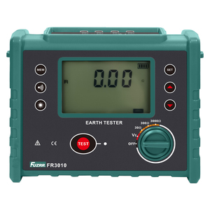 เครื่องทดสอบความต้านทานดินแบบดิจิตอล FR3010 FUZRR 3K AC 600V เครื่องตรวจจับแรงดันดินแบบสามสาย ความแม่นยำ 3% 2 รูทแบบเสริม - Product Image 2