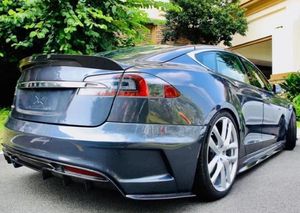 Runde กันชนหลังรถยนต์แบบใหม่กันชนรถยนต์แบบเก่ากันชนสำหรับเทสลารุ่น S อะไหล่รถยนต์ - Product Image 6