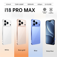 Nouveau Téléphone 2026 18 Pro Max Vente en Gros Original Débloqué 5G Octa Core OLED Français 120Hz Smartphone