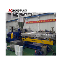 PLC Nanjing Chine extrudeuse et granulateur de machine à granulés de fibre de verre en nylon à double vis en plastique