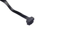 Maßgefertigtes 16-Pin OBDII Y-Kabel mit Matter Oberfläche, 4mm Abstand, Stecker-Buchse-Verbindung, PA66-Gehäuse, 90°C Betriebstemperatur, Ruisheng