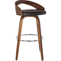 Chaise de bar haute en métal de style nordique, en cuir de luxe, moderne et abordable, pour la maison et la cuisine, tabouret de bar pour table de bar