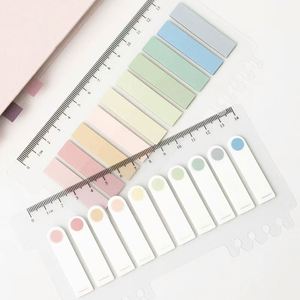Ultra-Thin 200 Sheet Color Index Sticky Notes & <b>Bookmark</b> Memo Paper Self-Adhesive for Office & School Use - Product Image 3