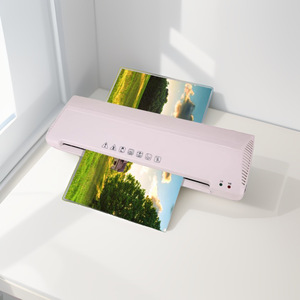 Machine à plastifier Ol381 A3, plastifieuse à froid et à chaud pour photos et documents, collage automatique pour usage domestique et professionnel - Product Image 1