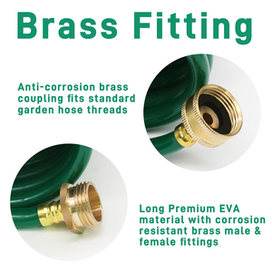 สายยางฉีดน้ำแรงดันสูงแบบเกลียว3/4นิ้วมี7ฟังก์ชั่นปืนฉีดน้ำแรงดันสูงยืดหยุ่นได้ - Product Image 2