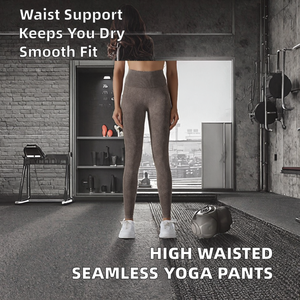 Leggings de Cintura Alta para Mujer, Color Sólido, Nailon/Spandex, Ajuste Ceñido, Largo hasta el Tobillo, Ropa Deportiva para Gimnasio, Alta Calidad y Personalizables - Product Image 2