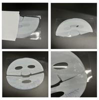 Masque facial jetable en hydrogel bio-collagène blanc OEM LOGO, raffermissant et hydratant, anti-rides, pour la nuit