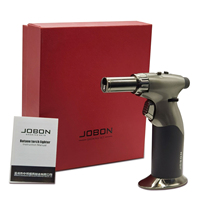 JOBON – grand pistolet de vente en gros, cigarette, fumée personnalisée, logo personnalisé, gaz butane, jet de flamme, torche de cuisine, briquet pour bougie, cigare